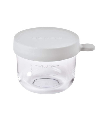 BEABA STIKLINIS INDELIS SU DANGTELIU, GREY, 150 ML