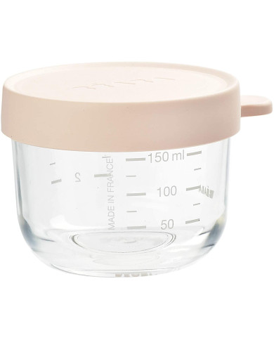 BEABA STIKLINIS INDELIS SU DANGTELIU, PINK, 150 ML
