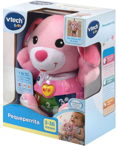 VTECH MUZIKINIS ŽAISLAS LITTLE SINGING PUPPY, ROŽINIS