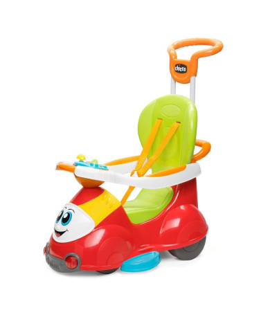 CHICCO MAŠINĖLĖ QUATTRO 4IN1, RED