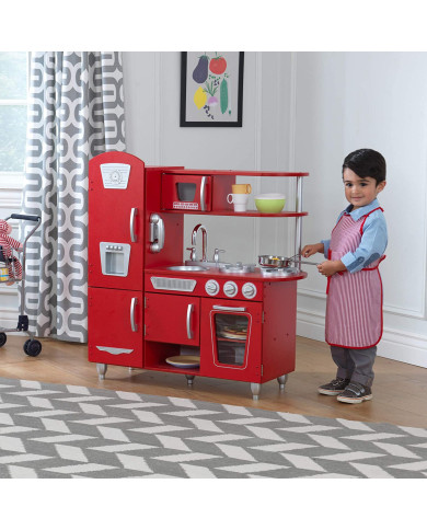 KIDKRAFT VINTAGE MEDINĖ VIRTUVĖLĖ, RED