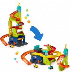 FISHER-PRICE LITTLE PEOPLE SIT AND STAND SKYWAY BOKŠTAS 2IN1 SU MAŠINĖLE
