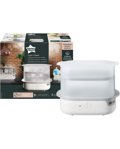TOMMEE TIPPEE ADVANCED SUPER-STEAM ELEKTRINIS STERILIZATORIUS, WHITE