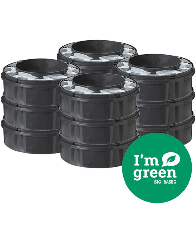 TOMMEE TIPPEE SANGENIC TWIST AND CLICK ADVANCED KASETĖS, 12 VNT. RINKINYS