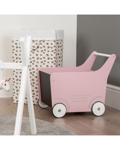 CHILDHOME MEDINIS STUMDUKAS-KARUTIS SU PIEŠIMO LENTA, PINK