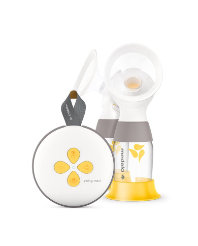 MEDELA SWING MAXI FLEX DVIGUBAS PIENTRAUKIS SU PAKRAUNAMA BATERIJA