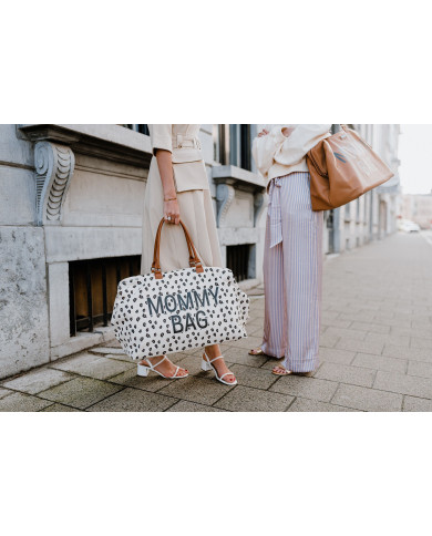 CHILDHOME DIDELIS MAMOS REIKMENŲ KREPŠYS MOMMY BAG,  LEOPARD
