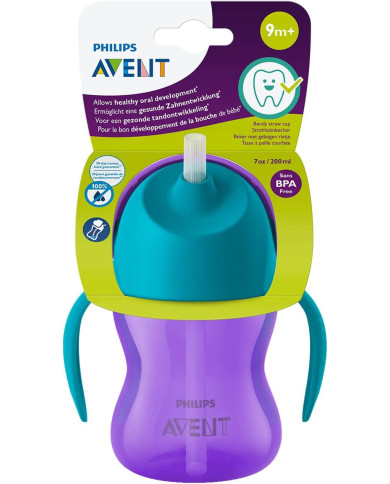 PHILIPS AVENT GERTUVĖ SU ŠIAUDELIU, 9 MĖN+, 200 ML, SCF796, BLUE