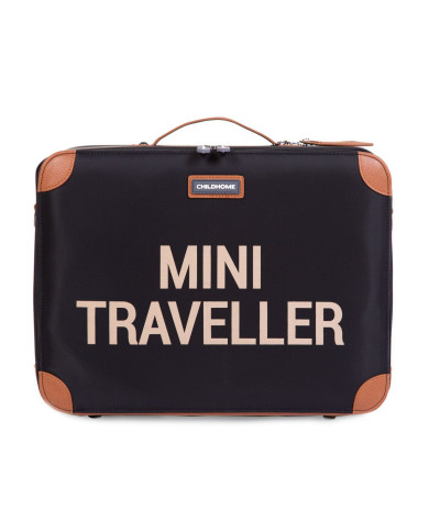 CHILDHOME MINI TRAVELLER VAIKIŠKAS LAGAMINĖLIS, BLACK/GOLD