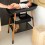 CHILDHOME EVOLUX VYSTYMO STALAS, NUT BLACK