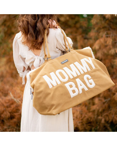 CHILDHOME DIDELIS MAMOS REIKMENŲ KREPŠYS MOMMY BAG, SUEDE LOOK