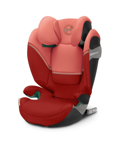 CYBEX SOLUTION S2 I‑FIX AUTOMOBILINĖ KĖDĖ, 15-36 KG., HIBISCUS RED
