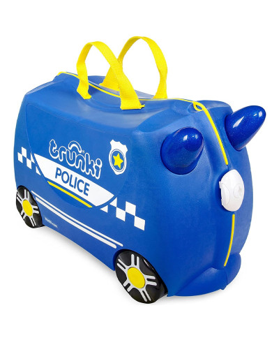 TRUNKI VAIKIŠKAS LAGAMINAS PERCY POLICE CAR