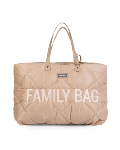 CHILDHOME FAMILY BAG NURSERY BAG - PUFFERED - BEIGE