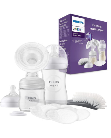 PHILIPS AVENT RANKINIS PIENTRAUKIS SU 2 BUTELIUKAIS SCD430/60