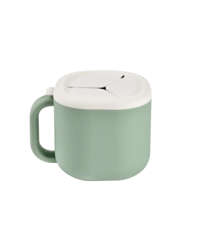 BEABA SILIKONINĖ UŽKANDŽIŲ DĖŽUTĖ, SAGE GREEN