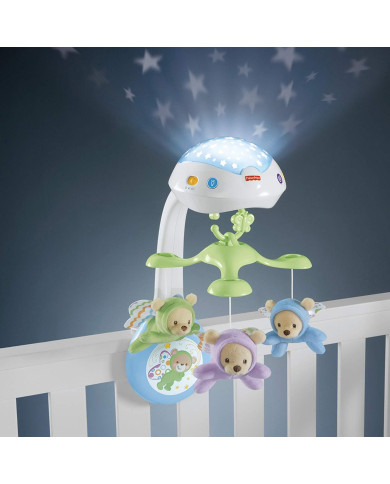 FISHER PRICE BUTTERFLY DREAMS 3-IN-1 KARUSELĖ