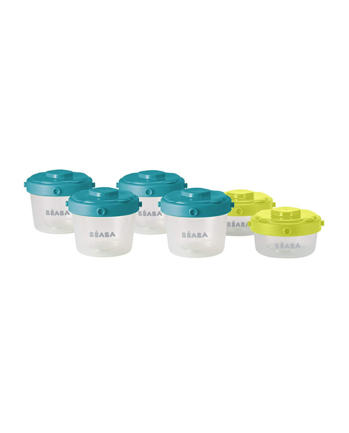 BEABA SUJUNGIAMI MAISTO LAIKYMO INDELIAI (2x60 ML, 4x120 ML)